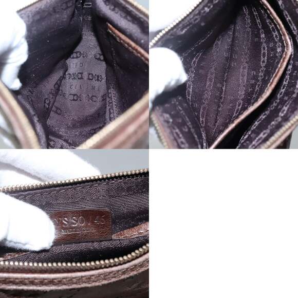 CELINE Shoulder Bag Leather Brown - Picture 12 of 12